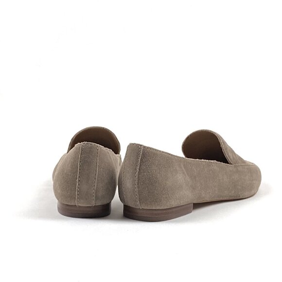 Dolce Vita Taupe Suede Leather Flat, 8 - Picture 4 of 5